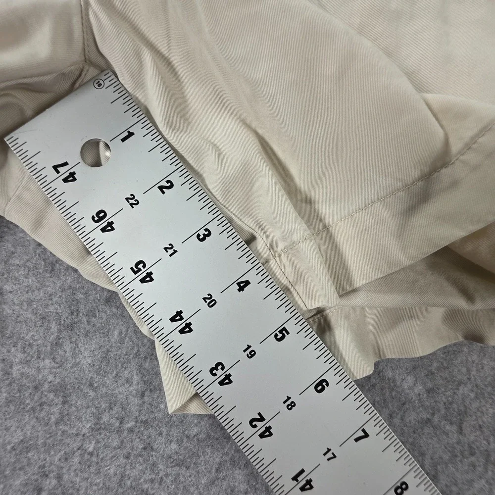 Polo Ralph Lauren Andrew Shorts Men's Size 36 Tan Pleated Chino Preppy Classic